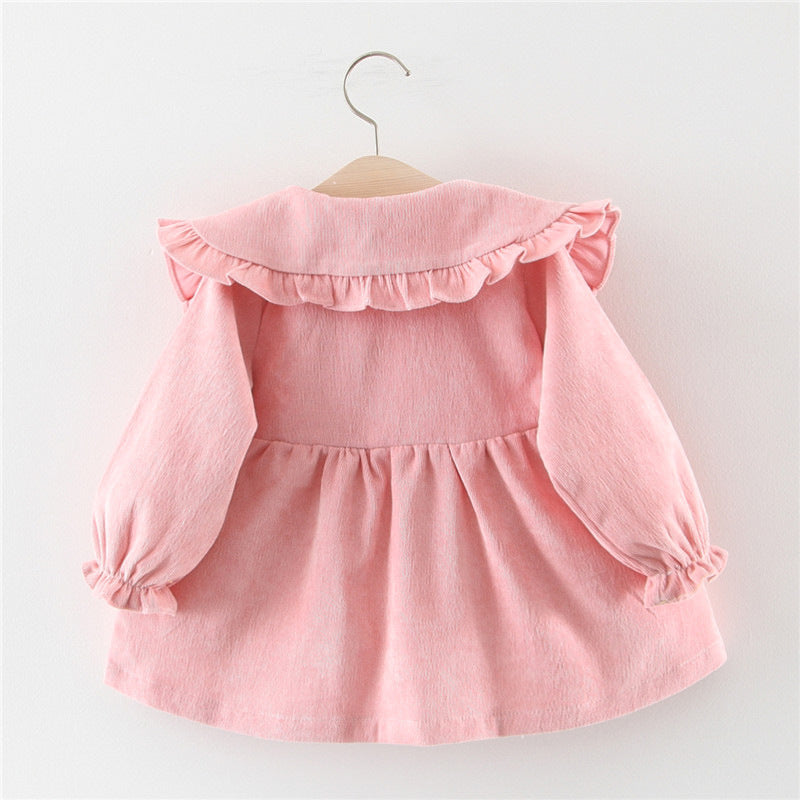 Bow Corduroy Dress