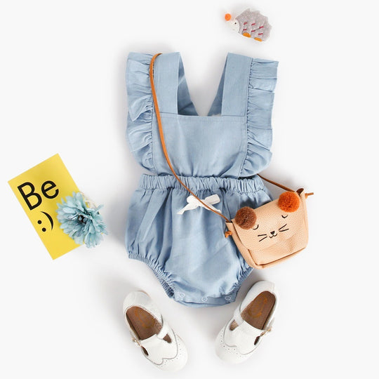 Ins Denim Baby One-piece Bodysuits Baby Romper