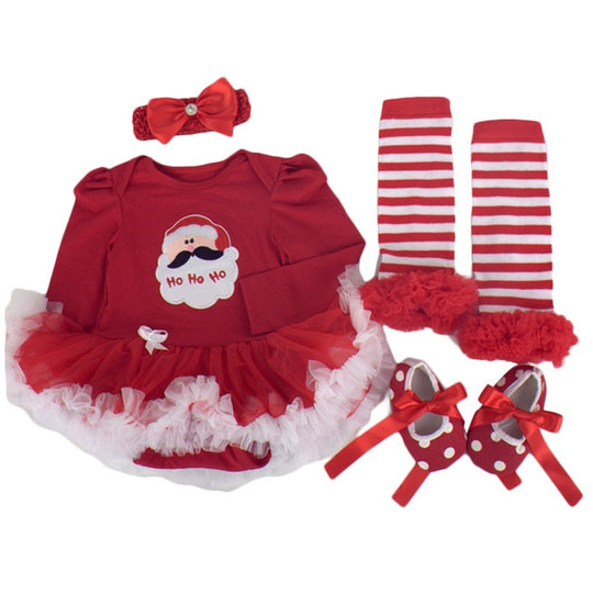 Adorable 4-Piece Outfit Christmas Set