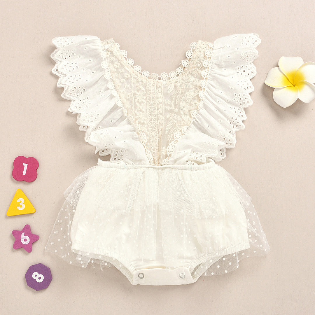 Lace baby jumpsuit