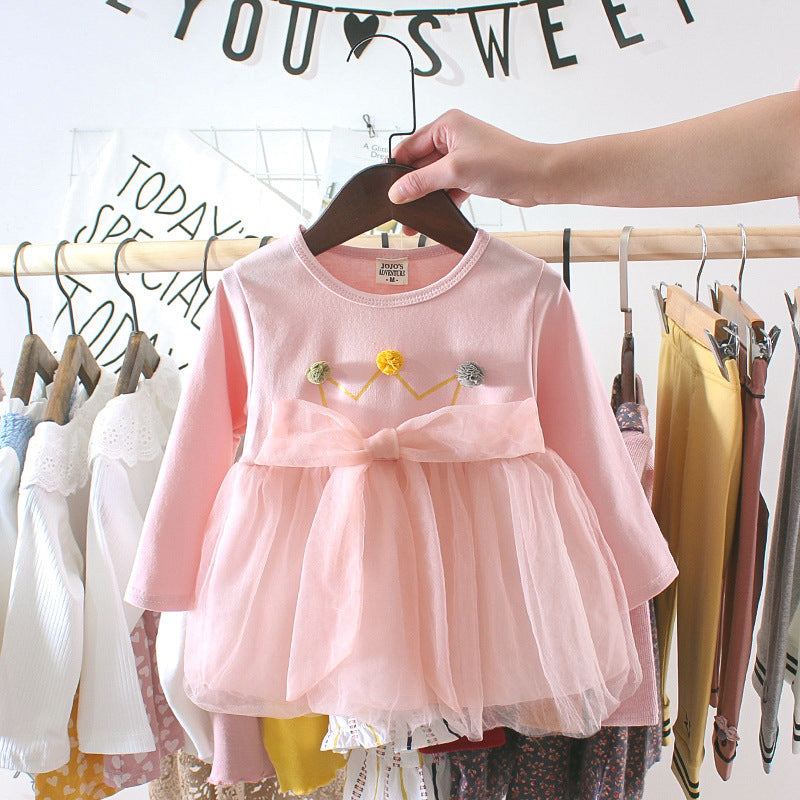 Bow Corduroy Dress