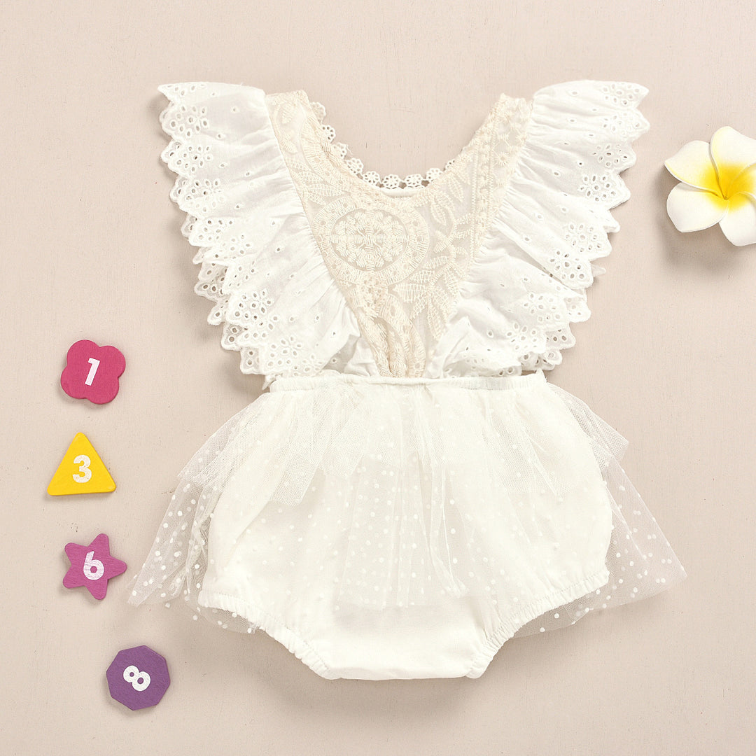 Lace baby jumpsuit