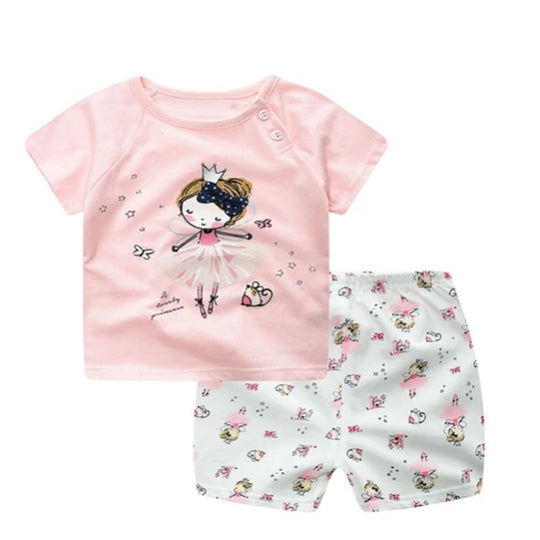 Cartoon Clothing Baby Boy Summer Casual Clothing Sets