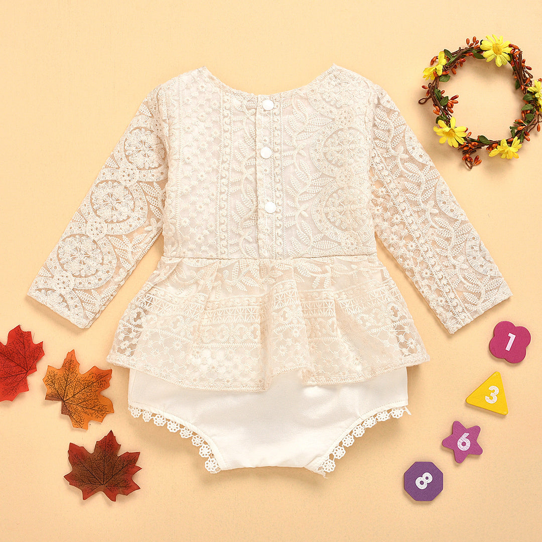 Lace baby jumpsuit