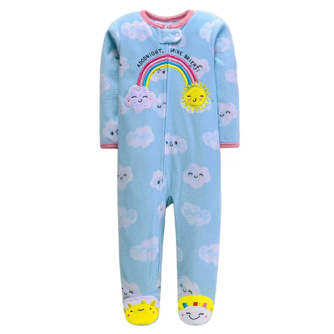 CozyCartoon Fleece Romper