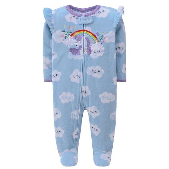 CozyCartoon Fleece Romper