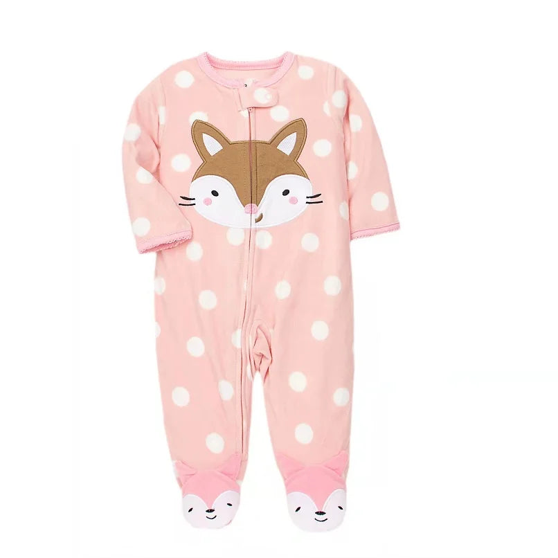 CozyCartoon Fleece Romper