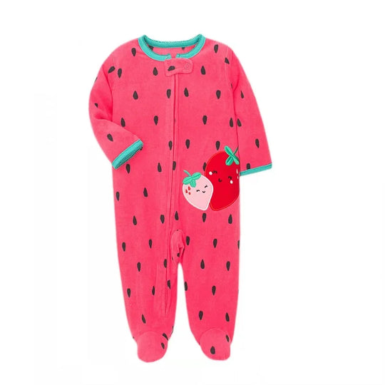 CozyCartoon Fleece Romper