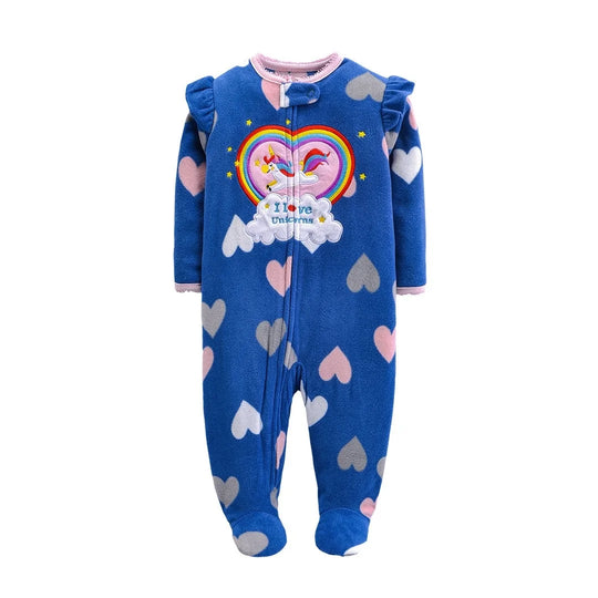 CozyCartoon Fleece Romper