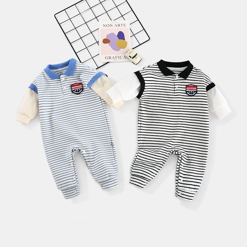 Baby Onesies Striped Male Baby Newborn Clothes